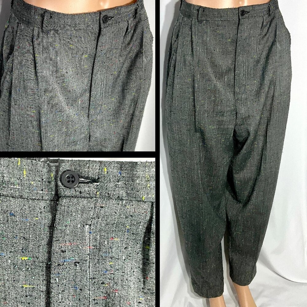 Vintage Sabene Pants 30" Waist Harem High Rise 1980s Womens High Rise
